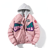 Varsity Jacket Embroidery Thickening Loose Baseball Uniform