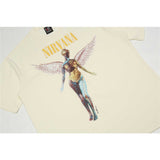 Nirvana T Shirt Nirvana Band Angel Vintage Kanye Same Loose