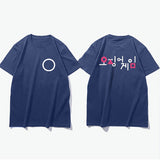 Squid Game Costume Casual Printed Men's and Women's Short Sleeve T-shirt