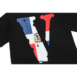 Vlone Mexico Friends Shirt Short Sleeve Friends Loose Cotton Street Hip-Hop Men'S And Women'S T-Shirt