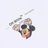 Off White T Shirt Male And Female Couples Wear Loose Ow Short Sleeve Tshirt Off Mickey Arrow Couple Half Sleeve Owt