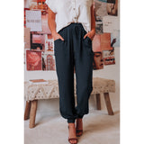 Coachella Music Festival Outfits Spring and Summer Women's Clothing Comfort and Casual Trousers Fashionable Elastic Waist