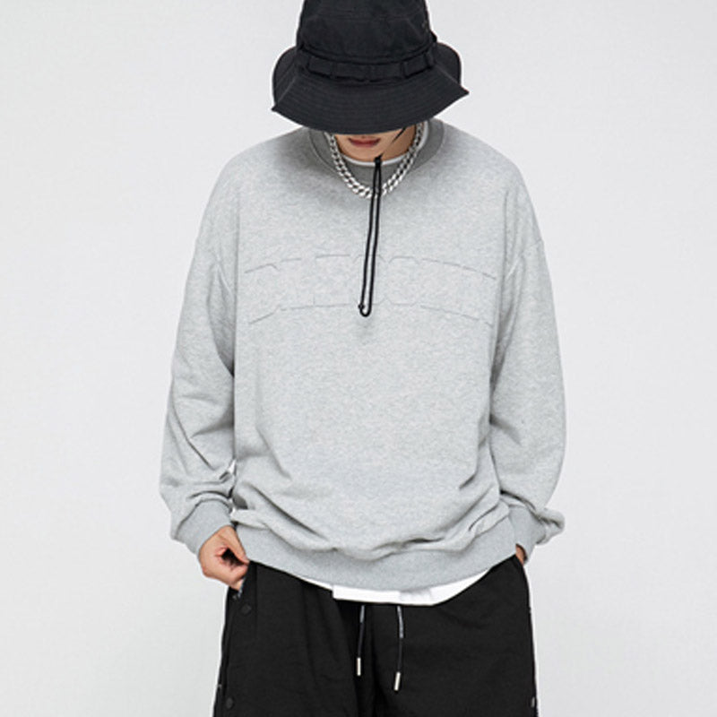 Crew Neck Sweatshirts for Men Men's Sweater Long Sleeve Couple's Tops