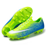 Football Shoes Low-Top Men and Teenagers Inkjet Design FG Firm Ground Soccer Shoes