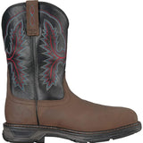 Justin Yellowstone Boots Winter Martin Boots Men'S Zipper Brown Round Toe Boots
