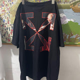 Off White T Shirt Arrow Casual Printed Men'S And Women'S Short Sleeve Tshirt Cotton Owt