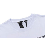 Vlone Large V Short Sleeve Splashed Ink Printing Simple Fog Men'S And Women'S Tshirt Tee Shirt