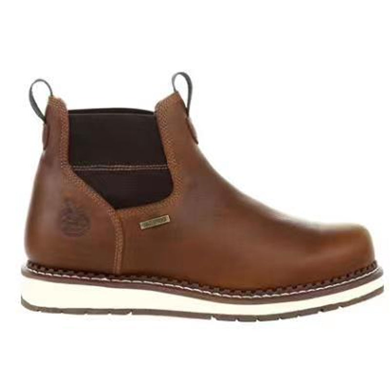 Western Shoes Men's Elastic Ankle Boots Large Size
