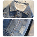 Toddler Boys Jackets Boys' Denim Jacket Spring and Autumn