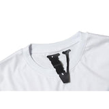 Vlone T Shirt Printed Cotton Round Neck Short Sleeve Tshirt For Women Vlone