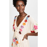 Beth Dutton Bohemian Summer Spring Midi Dress Embroidered Maxi Dress Sexy V-neck