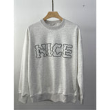 Men Sweatshirts Oversize Spring and Autumn Trends round Neck Sweater