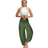 Coachella Music Festival Outfits Women's Casual Loose Bloomers Sports Trousers
