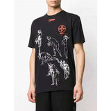 Off White T Shirt Arrow Men'S Short Sleeve Tshirt Large Size Casual Men'S Clothing Owt