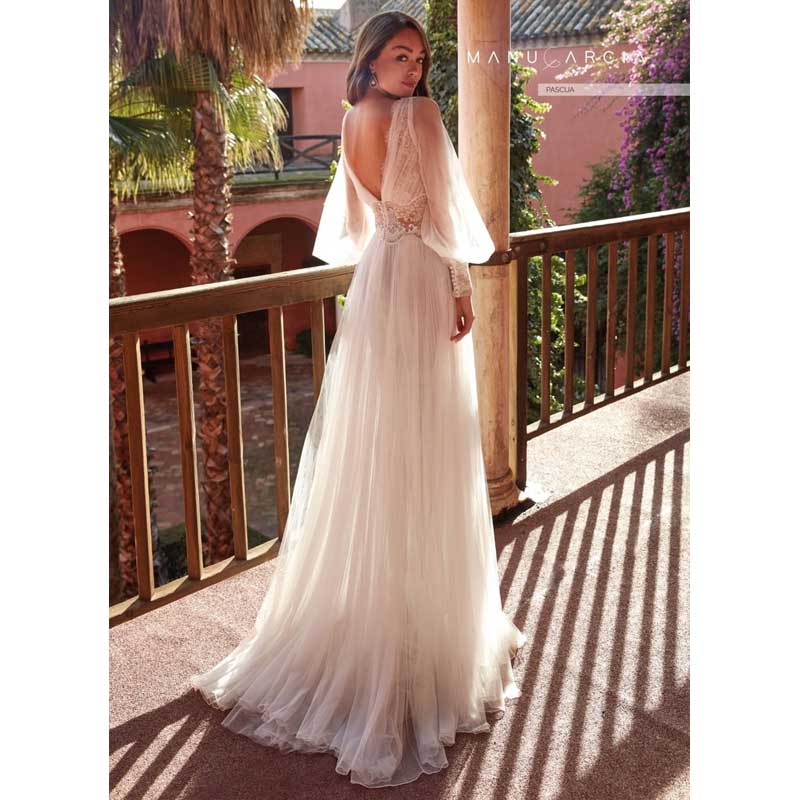 Lady Gaga Dress Lace Gauzy Gown Wedding Dress
