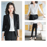 Interview Suit Women Suit Women's Long Sleeve Autumn Formal Wear