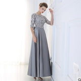 Long Homecoming Dresses Summer Toast Dress Host Female Hollow Dress