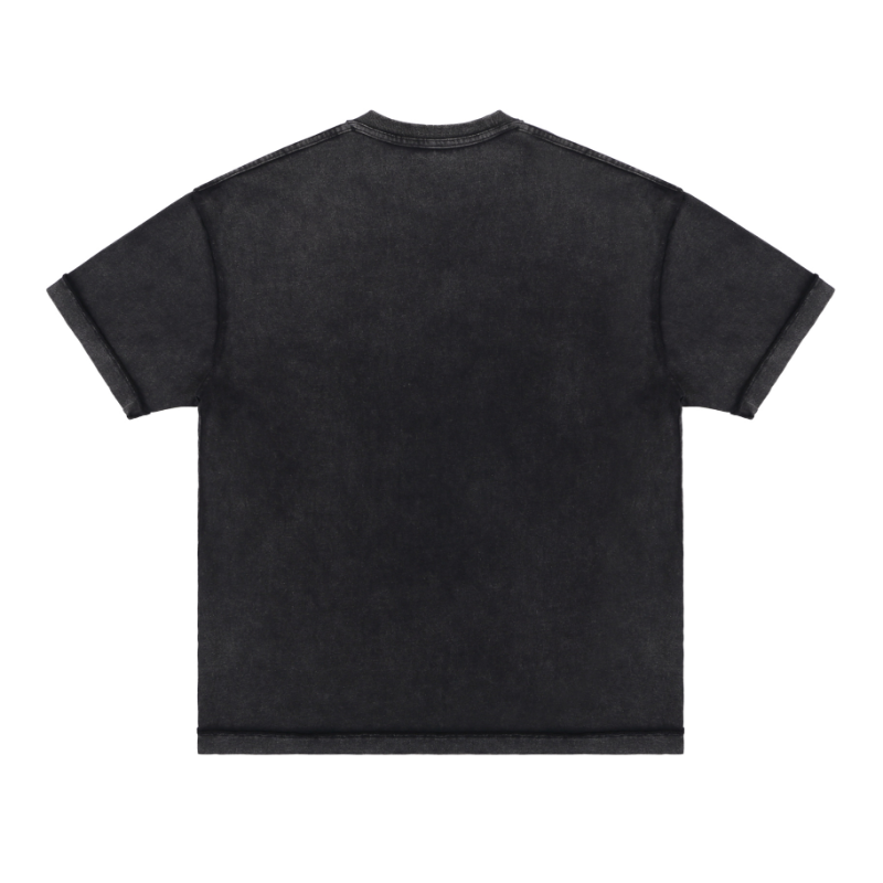 Askyurself T Shirt Embroidered Short-Sleeved T-shirt for Men