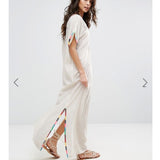 Beth Dutton Bohemian Dress Winter Autumn Maxi Dresses Embroidered Midi Dress