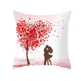 Valentine's Day Pillow Covers 4 Piece Random Styles Together, Home Festival Sofa Cushion Cushion Cover