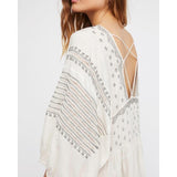 Beth Dutton Bohemian Dress Sexy Backless Embroidered Dress