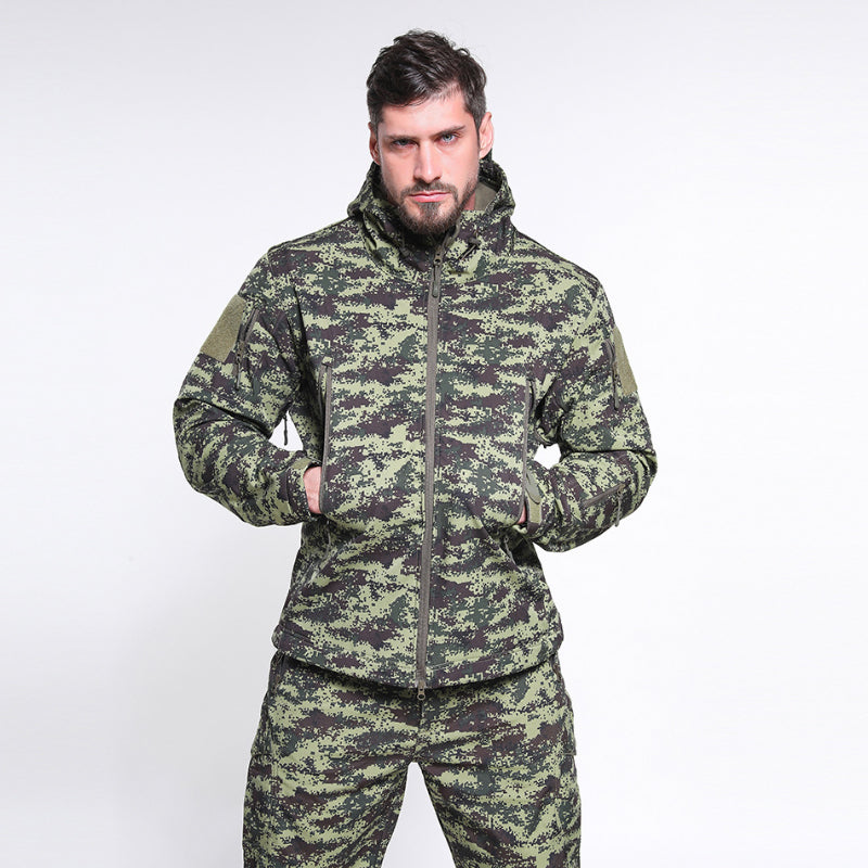 Camofire Jacket Outdoor Shell Jacket Warm Camouflage Clothing