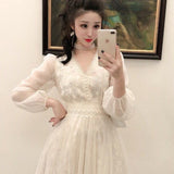 Betty Draper Valentine's Day Dress Women's Spring Bottoming Dress