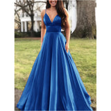 Mauve Dress Bridesmaid Summer Sexy V-neck Dress Strap Evening Dress