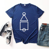 Squid Game Costume 2D Digital Creative Printing Casual Short Sleeve T-shirt