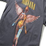 Nirvana T Shirt Nirvana Band Angel Distressed Couple Loose Retro