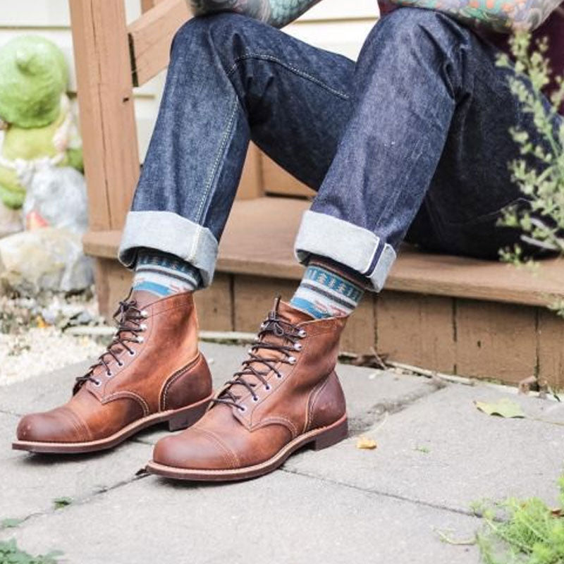 Men's Boots Work Boot Men Casual Hiking Boots Fall Retro Men's Shoes Outdoor