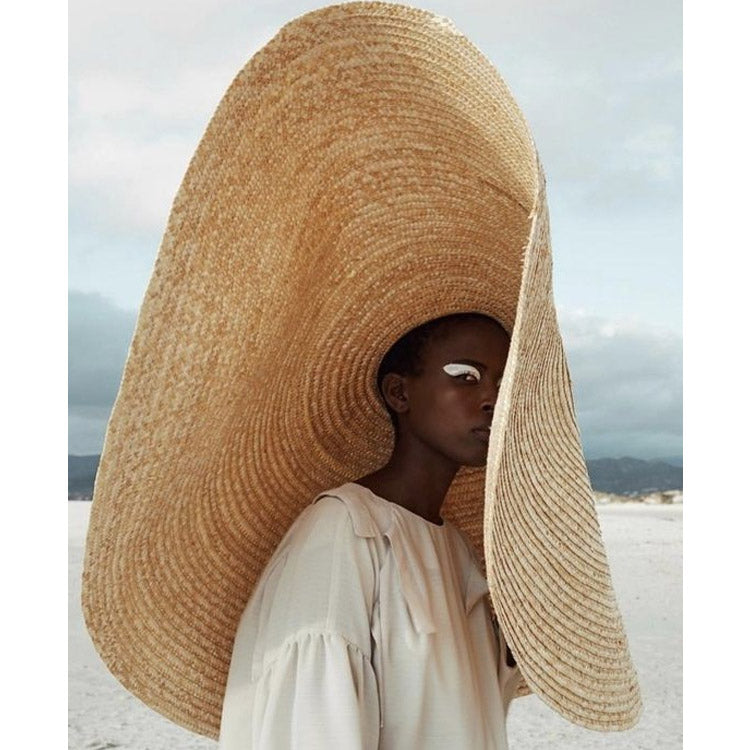 Big Hats Sun Hat Travel Vacation Seaside Straw Hat
