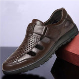 Men's Loafers Relaxedfit Slipon Loafer Men Shoes Fashion Casual Brown Flat Heel Leisure Sandals