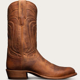 Beth Dutton Shoes Mid-Calf Embroidered Slip-on Men's Casual Men's Boots