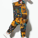 Men's Pants Summer Casual Multicolor Loose