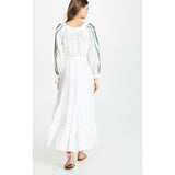 Beth Dutton Bohemian Dress Winter Autumn Midi Dresses Embroidered Long Sleeve Long Dress