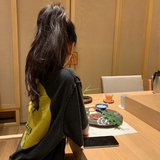 Askyurself T Shirt Sanskrit Letter Smiley Face Printing Loose Couple VTG