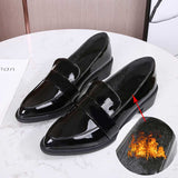 Women Black Dress Shoes Leather Shoes