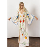 Beth Dutton Bohemian Dress Winter Autumn Maxi Dresses Summer Embroidered Hollow Tassel Dress