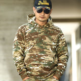 Camofire Jacket Camouflage Tactics Sweater Coat Men's plus Size Hooded