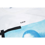 Off White T Shirt Short Sleeve Tshirt Men'S And Women'S Cotton Owt