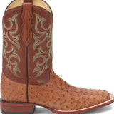 Western Shoes Vintage Embroidered Camel Pattern for Men