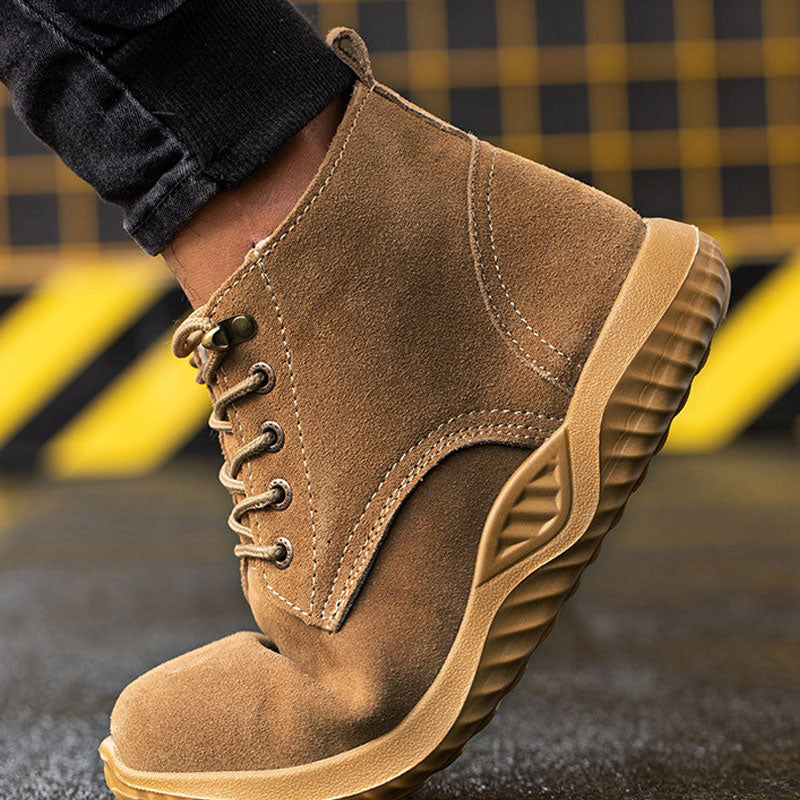 Men's Boots Work Boot Men Casual Hiking Boots Winter Velvet Thermal and Thickening High Top