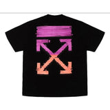 Off White T Shirt Arrow Men'S Cotton Tshirt Short Sleeve Owt