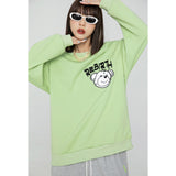 Crew Neck Sweatshirts for Men Men's Autumn Sweater Loose Casual Love