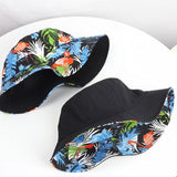 Bucket Hat Fishing Cap Cotton Print Fisherman Hat Men and Women Art Vintage Sunshade Bucket Hat Casual Hat