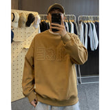 Men Sweatshirts Oversize Spring and Autumn Trends round Neck Sweater
