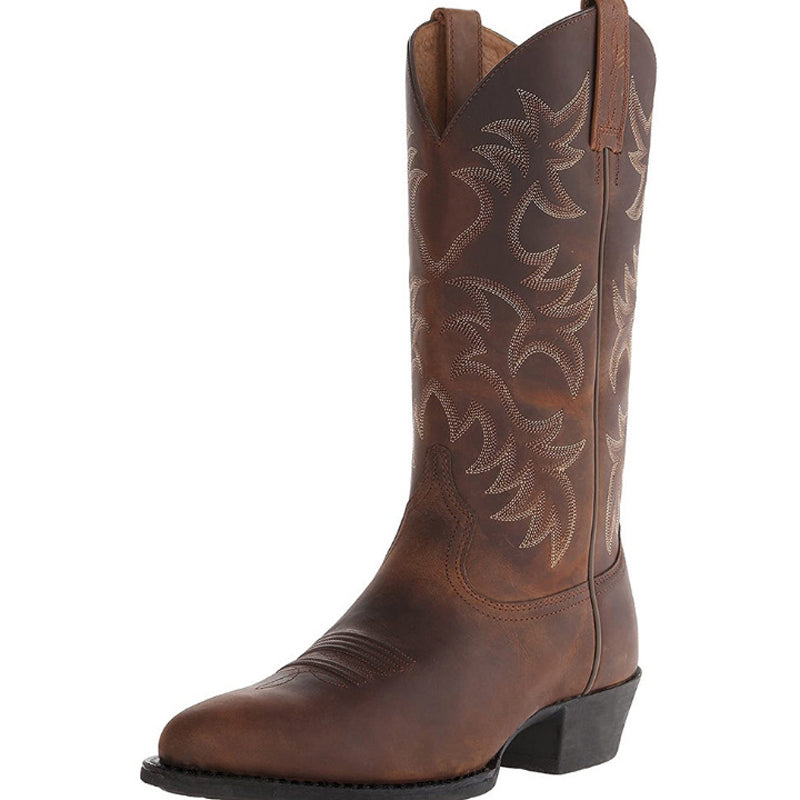 Western Shoes High Heel Cowboy Boot Winter