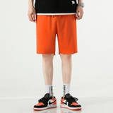 Men White Shorts Summer Sports Fashion Casual Loose Shorts