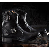 Western Shoes Autumn and Winter Men's Shoes Casual Men's Boots plus Size